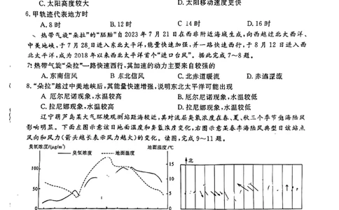 2024山西省部分学校高三上学期10月联考地理试卷(1)_2023年10月_01每日更新_6号_2024届山西省金科大联考高三上学期10月质量检测