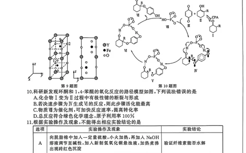 2026届河北高三上学期1月检测联考化学试题+答案(1)_2026年1月_2601132026届河北高三上学期1月检测联考
