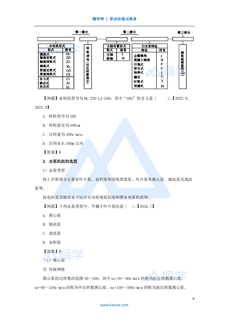 22.2025吴长春-名师精讲通关-第6章（2）泵站与水电站的布置及机组安装_2026年一级建造师_2026年一建水利_2025年一建水利SVIP_02-基础精讲✿高端面授✿深度强化_讲义