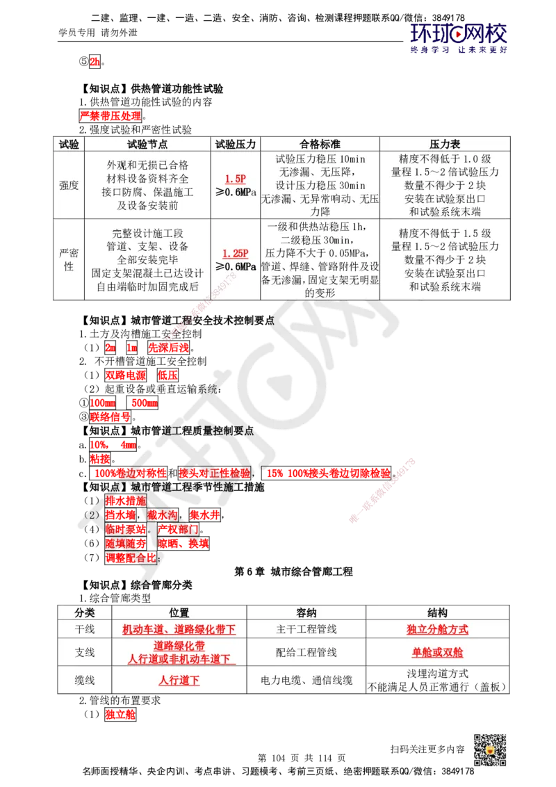 HQ-市政-重点知识闪记宝典_2026年一级建造师_2026年一建市政_2025年一建市政SVIP_01-精华文档✿电子教材✿历年真题_75-市政《速记手册+知识点+考点清单+闪记宝典+总结资料》HQ