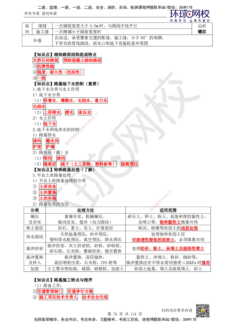 HQ-市政-重点知识闪记宝典_2026年一级建造师_2026年一建市政_2025年一建市政SVIP_01-精华文档✿电子教材✿历年真题_75-市政《速记手册+知识点+考点清单+闪记宝典+总结资料》HQ