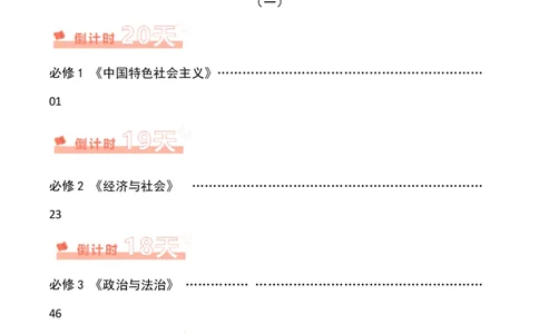 政治（一）-2024年高考考前20天终极冲刺攻略_2024高考押题卷_62024学科网全系列_21学科网高考考前终极攻略_政治-2024年高考考前20天终极冲刺攻略