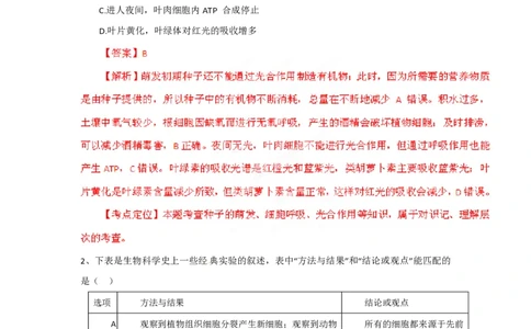 2012年高考生物试卷（福建）（解析卷）_生物历年高考真题_新&middot;PDF版2008-2025&middot;高考生物真题_生物（按省份分类）2008-2025_2012-2024&middot;（福建）生物高考真题