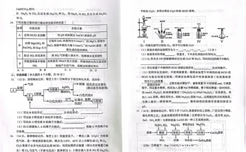 化学(1)_2023年10月_0210月合集_2024届云南省高三上学期10月第一次质量检测_云南省2024届高三上学期10月第一次质量检测化学