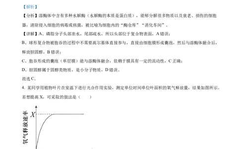 精品解析：2024年北京高考真题生物试卷（解析版）_高考真题全网收集_生物学_精品解析：2024年新高考北京卷生物高考真题解析（参考版）