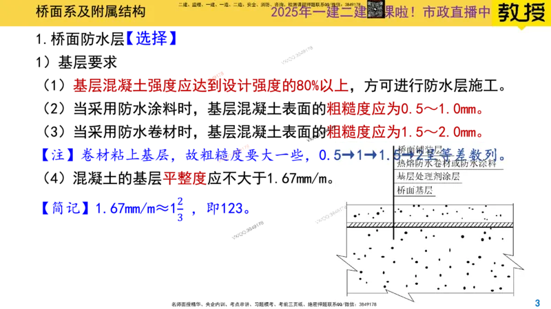 Removed_2025一建市政精讲27-桥面系及附属结构_2026年一级建造师_2026年一建市政_2025年一建市政SVIP_02-基础精讲✿高端面授✿深度强化_30-市政《超级精讲班》文昊XJ_讲义
