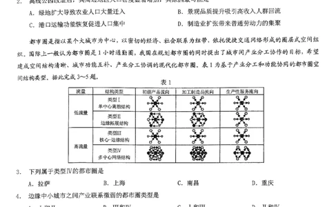 地理2026届高三高考模拟调研（一）试卷(1)_2026年1月_2601072026年重庆市高三康德高考模拟调研卷（一）（全科）