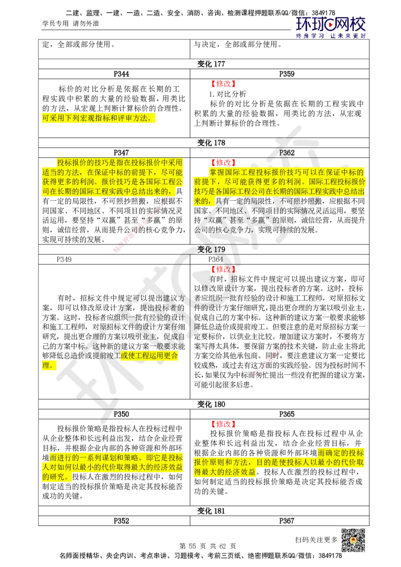 HQ-经济-25年一建新旧教材对比_2026年一级建造师_2026年一建经济_2025年一建经济SVIP_01-精华文档✿电子教材✿历年真题_12-经济《新旧教材对比》HQ