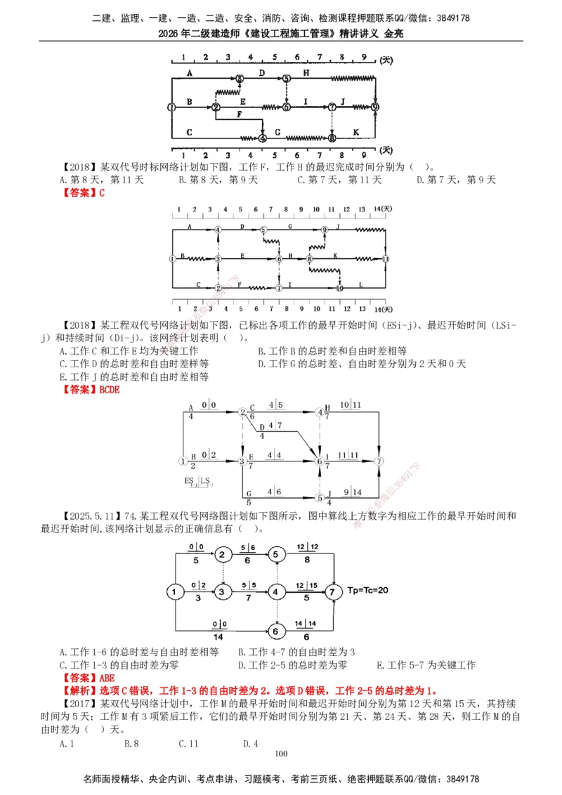 2026年二建管理精讲课讲义（全）_2026二建全科_2026二级建造师（持续更新）看这里_2026二建管理SVIP_02-基础精讲✿高端面授✿深度强化_17-2026年二建管理-滕工网校-教材精讲班-金亮