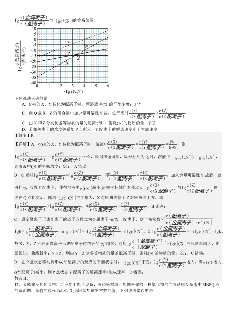 河北化学-答案-p_近10年高考真题汇编（必刷）_2024年高考真题_高考真题（截止6.29）_其他地方卷（目前搜集不完整）_河北卷（物、化、生）