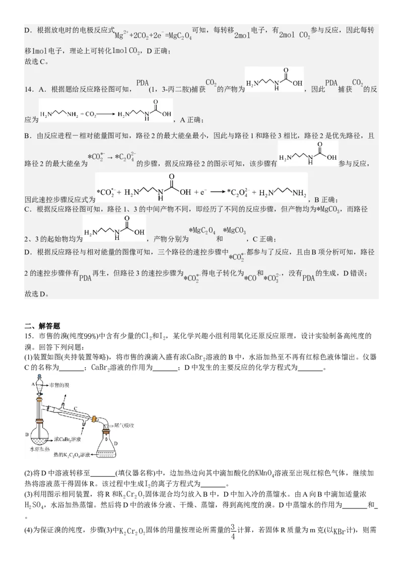河北化学-答案-p_近10年高考真题汇编（必刷）_2024年高考真题_高考真题（截止6.29）_其他地方卷（目前搜集不完整）_河北卷（物、化、生）