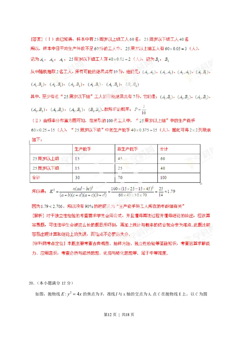 2013年高考数学试卷（文）（福建）（解析卷）_数学历年高考真题_新&middot;PDF版2008-2025&middot;高考数学真题_数学（按试卷类型分类）2008-2025_自主命题卷&middot;数学（2008-2025）
