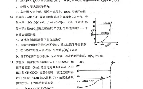 广西省邕衡金卷名校联盟南宁三中、柳州高中2024届第一次适应性考试化学(1)_2023年9月_029月合集_2024届广西省邕衡金卷名校联盟南宁三中、柳州高中第一次适应性考试