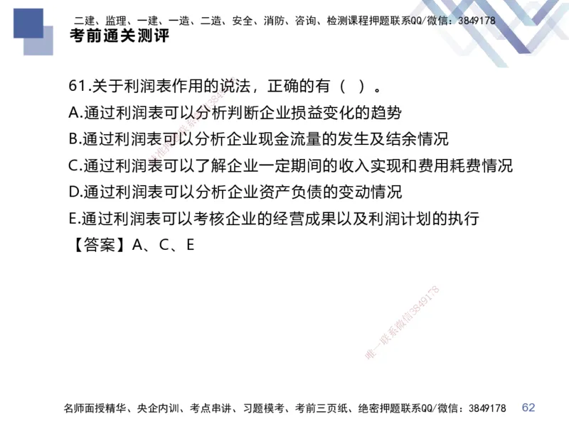 25一建-考前通关测评-经济2_2026年一级建造师_2026年一建经济_2025年一建经济SVIP_05-考前密训✿央企特训✿机构普押_15-经济《考前通关测评卷2套》HX