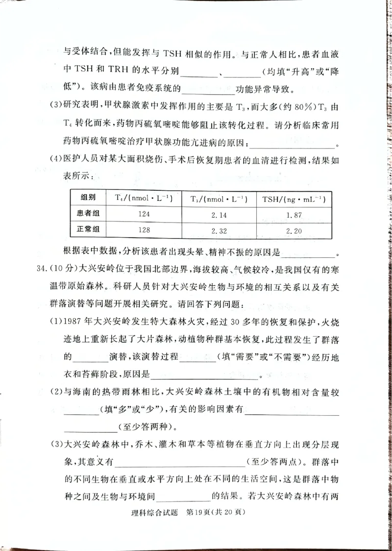 2024届湘豫名校高三下学期考前保温卷理综试题+(1)_2024年6月(1)_026月合集_2024届湘豫名校联考高三下学期考前保温
