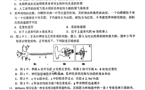 黑龙江省大庆市2025届高三年级第二次教学质量检测生物_2025年1月_250111黑龙江省大庆市2025届高三年级第二次教学质量检测（大庆二模）
