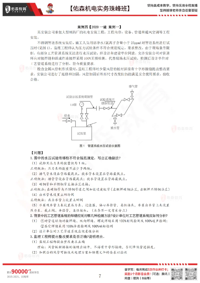 4月28日佑森机电实务珠峰班VIP作业答案_2026年一级建造师_2026年一建机电_2025年一建机电SVIP_02-基础精讲✿高端面授✿深度强化_34-机电《珠峰直播班》丁雷YS推荐
