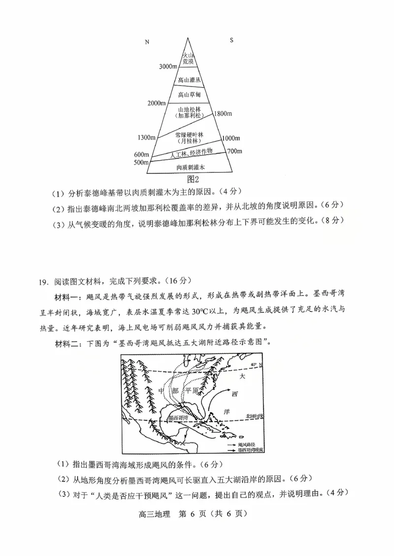 辽宁省重点高中沈阳市郊联体2026届高三年级10月月考+地理试题（含答案）_2025年10月_12026年试卷教辅资源等多个文件