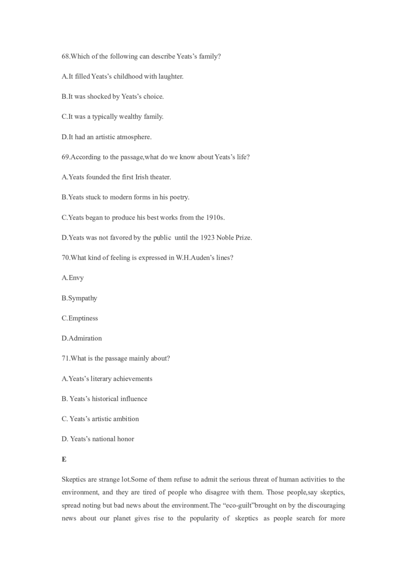 2011年重庆市高考英语试卷含答案_重庆英语25已更_1990-2011年重庆市高考英语真题