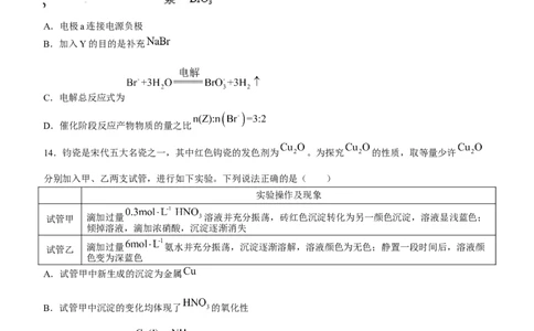 2024年高考真题山东卷化学试题(无答案)_2024年高考真题卷_2024年新高考山东高考真题