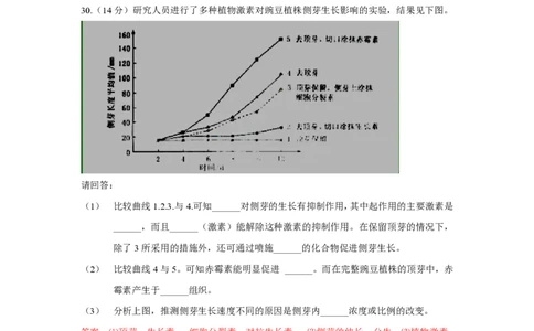 2011年高考生物试卷（浙江）（解析卷）_生物历年高考真题_新&middot;PDF版2008-2025&middot;高考生物真题_生物（按省份分类）2008-2025_2008-2025&middot;（浙江）生物高考真题