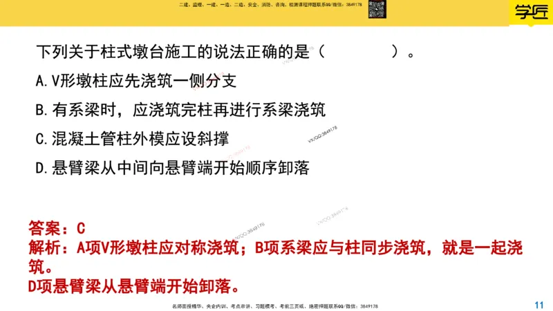 Removed_2025一建市政精讲20-墩台、盖梁_2026年一级建造师_2026年一建市政_2025年一建市政SVIP_02-基础精讲✿高端面授✿深度强化_30-市政《超级精讲班》文昊XJ_讲义