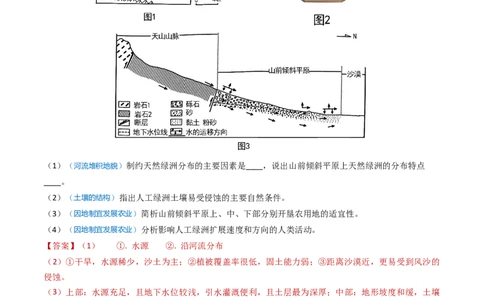 专题19中国地理-学易金卷：2023年高考真题和模拟题地理分项汇编（解析卷）_近10年高考真题汇编（必刷）_十年（2014-2024）高考地理真题分项汇编（全国通用）