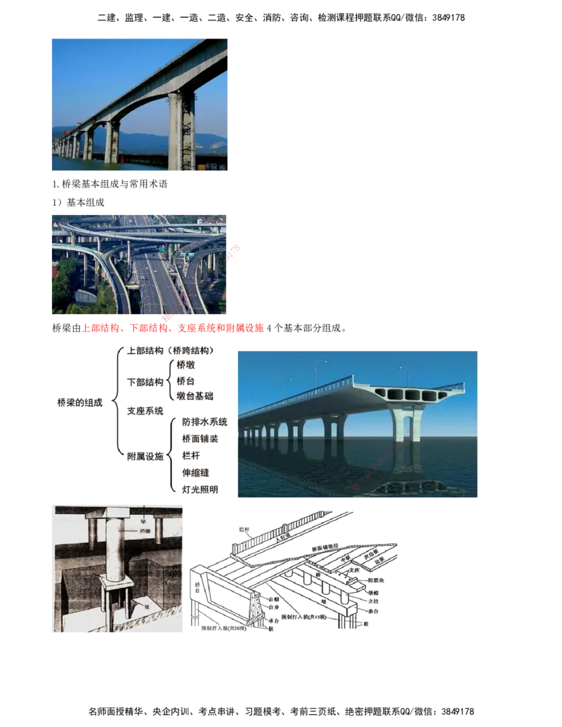 22-第1篇-第2章-2.1-城市桥梁结构形式及通用施工技术（一）_2026年一级建造师_2026年一建市政_2025年一建市政SVIP_02-基础精讲✿高端面授✿深度强化_讲义