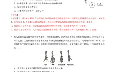 生物-2024届新高三开学摸底考试卷（老教材专用）(解析版)_2024届新高三开学摸底考试卷_生物-2024届新高三开学摸底考试卷_生物-2024届新高三开学摸底考试卷（全国通用，老教材）_39521014