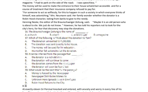 2012年高考英语试卷（福建）（空白卷）_英语历年高考真题_新&middot;PDF版2008-2025&middot;高考英语真题_英语（按省份分类）2008-2025_2012-2025&middot;（福建）英语高考真题