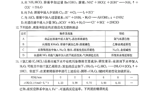 化学(1)_2023年10月_0210月合集_2024届湖南高三10月金太阳联考（电话角标）_2024届湖南高三10月金太阳联考（电话角标）化学