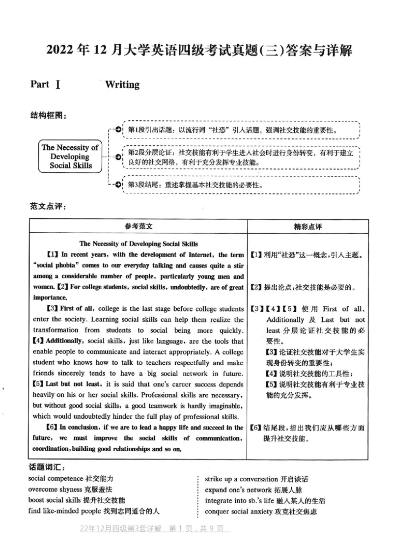 2022.12四级真题第3套答案及详解_英语四六级整合_英语四六级真题版本二此版为主此文件夹会持续更新_四级真题_1.四级真题+答案解析+听力音频(1989-2025)_2022年_2022年12月CET4_2022.12第3套