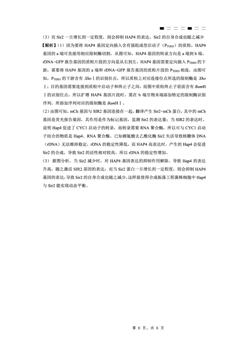 重庆市第八中学2025届高三5月适应性月考卷（八）生物答案_2025年5月_250528重庆市第八中学2025届高三5月适应性月考卷（八）（全科）