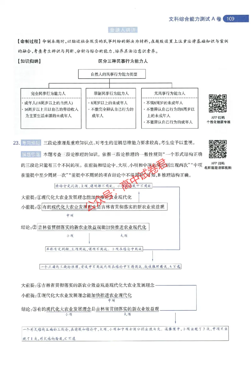 天星教育2024年高考临考预测押题密卷新教材全国版文科卷命题人360度详解全息手册_1_2024高考押题卷_12024天星全系列_@@@天星临考押题密卷汇总重复