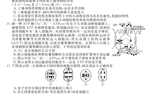 2023届&ldquo;皖南八校&rdquo;高三开学考试生物试卷_2023年8月_01每日更新_2号_2023届安徽省&ldquo;皖南八校&rdquo;高三开学考试_试题