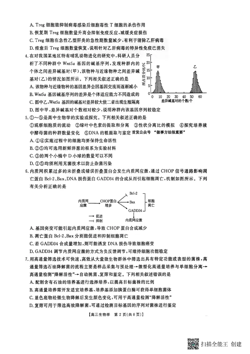 河南省2025-2026学年上高三第四次联考生物试卷(1)_2026年1月_260111河南省金太阳2025-2026学年上高三第四次联考（全科）_河南省金太阳2025-2026学年上高三第四次联考生物
