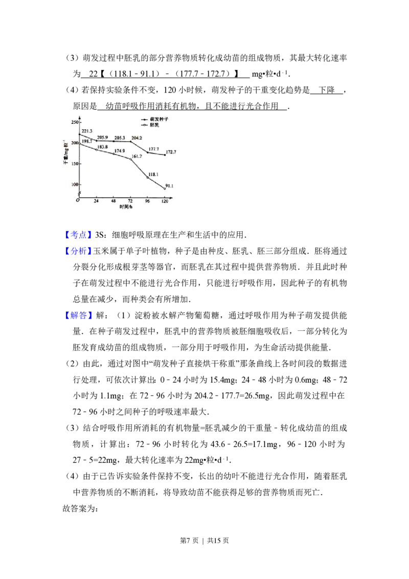 2012年高考生物试卷（新课标）（解析卷）_生物历年高考真题_新&middot;PDF版2008-2025&middot;高考生物真题_生物（按省份分类）2008-2025_2008-2025&middot;（云南）生物高考真题
