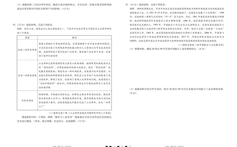 2024届云南三校高考备考实用性联考卷（一）历史(1)_2023年7月_027月合集_高三试卷2024届云南省高三高考备考实用性联考卷（一）