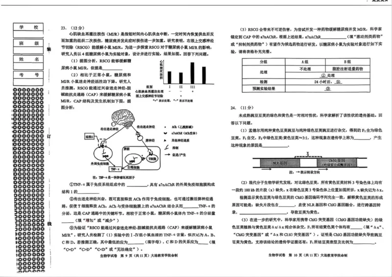 2026年大连市高三双基模拟考试-高中生物(1)_2026年1月_260115辽宁省大连市2025-2026学年高三上学期双基模拟考试（全科）