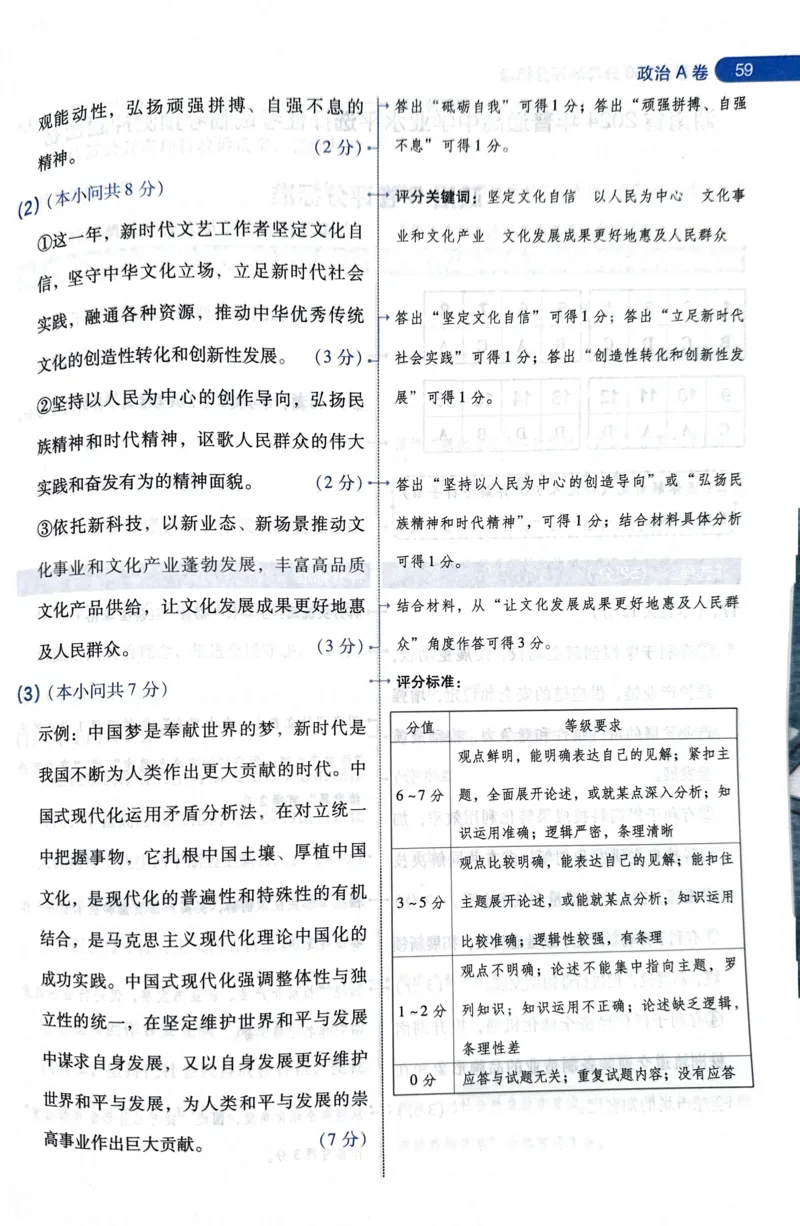 天星政治A卷答案_2024高考押题卷_12024天星全系列_@@@天星临考押题密卷汇总重复_2024年tx高考临考押题密卷湖南专版_政治