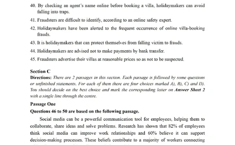 2022.06四级真题第2套可复制可搜索，打印首选_英语四六级整合_英语四六级真题版本二此版为主此文件夹会持续更新_四级真题_1.四级真题+答案解析+听力音频(1989-2025)_2022年