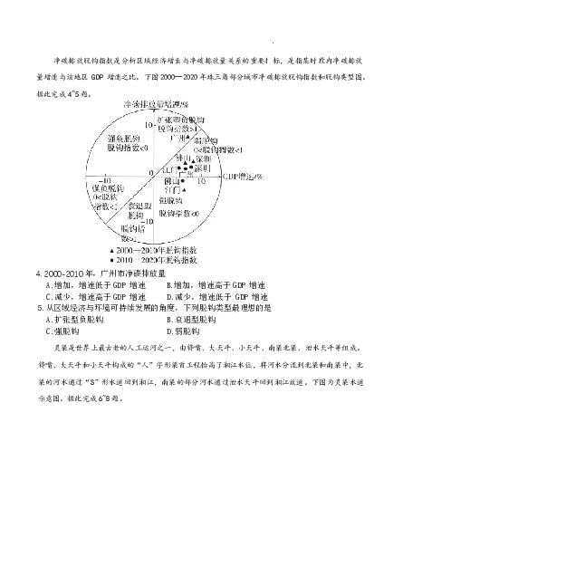 长沙市一中2026届高三月考试卷（五）地理(1)_2026年1月_260109湖南省长沙一中2026届高三月考（五）（全科）_地理试卷-湖南长沙一中2026届高三月考试卷(五)