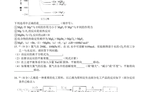 2011年高考化学试卷（海南）（解析卷）_化学历年高考真题_新&middot;PDF版2008-2025&middot;高考化学真题_化学（按省份分类）2008-2025_2008-2024&middot;（海南）化学高考真题