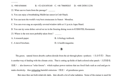 安徽省定远县育才学校2025-2026学年高三（上）1月月考试卷英语试题（含答案，无听力音频无听力原文）(1)_2026年1月