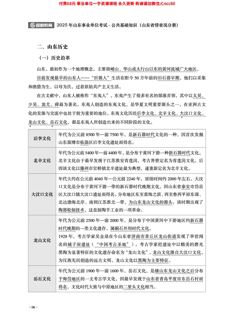 2025年山东事业单位考试-公共基础知识（山东省情省况分册）_2026考公资料_（05）超格_行测申论2025超格合集(行测&申论&政治理论)_1.公基（璐璐）_讲义
