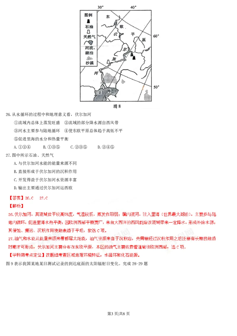 2013年高考地理试卷（安徽）（解析卷）_地理历年高考真题_新&middot;PDF版2008-2025&middot;高考地理真题_地理（按试卷类型分类）2008-2025_自主命题卷&middot;地理（2008-2025）