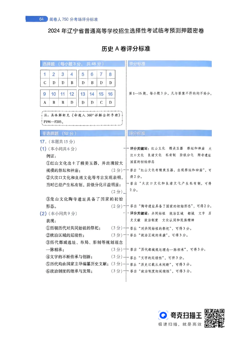 历史AB卷答案及解析_2024高考押题卷_12024天星全系列_@@@天星临考押题密卷汇总重复_2024年tx高考临考押题密卷辽宁专版