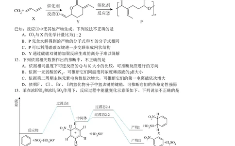 北京化学-试题-p_近10年高考真题汇编（必刷）_2024年高考真题_高考真题（截止6.29）_其他地方卷（目前搜集不完整）_北京卷（化、数）