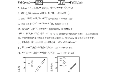 化学-2024届新高三开学摸底考试卷（江苏专用）(考试版)_2024届新高三开学摸底考试卷_化学-2024届新高三开学摸底考试卷_化学-2024届新高三开学摸底考试卷（江苏专用）