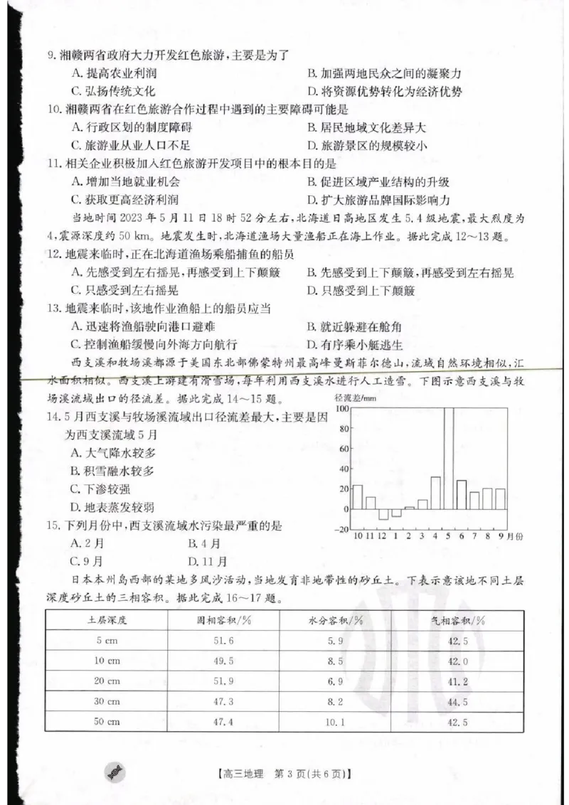 地理_2023年9月_01每日更新_11号_2024届青海、宁夏金太阳高三上学期9月联考（802C）_青海、宁夏金太阳2024届高三上学期9月联考（802C）地理